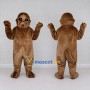 Custom Brown Otter Mascot Costume Adult Full Body Suit for Wildlife Events