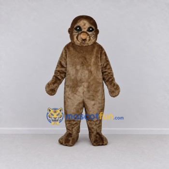 Custom Gray Brown Otter Mascot Costume Adult Full Body Suit for Wildlife Events Custom Gray Brown Otter Mascot Costume Adult Full Body Suit for Wildlife Events
