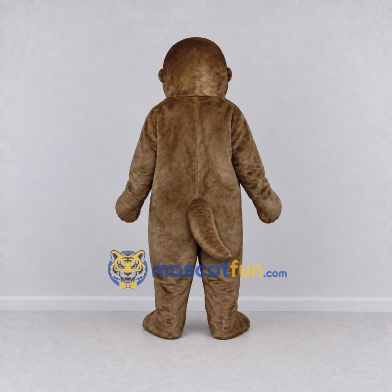 Custom Gray Brown Otter Mascot Costume Adult Full Body Suit for Wildlife Events Custom Gray Brown Otter Mascot Costume Adult Full Body Suit for Wildlife Events