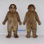 Custom Gray Brown Otter Mascot Costume Adult Full Body Suit for Wildlife Events