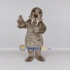 Custom Gray Walrus Mascot Costume Adult Full Body Suit for Ocean Events