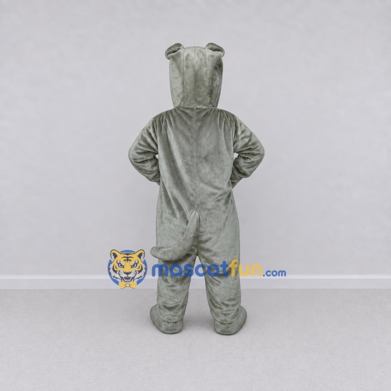 Custom Gray Wolf Mascot Costume Adult Full Body Suit for School Events Custom Gray Wolf Mascot Costume Adult Full Body Suit for School Events