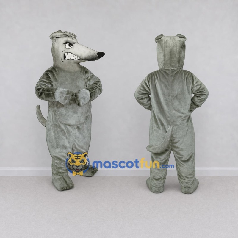 Custom Gray Wolf Mascot Costume Adult Full Body Suit for School Events Custom Gray Wolf Mascot Costume Adult Full Body Suit for School Events