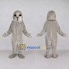 Custom Light Gray Seal Mascot Costume Adult Full Body Suit for Ocean Events Custom Light Gray Seal Mascot Costume Adult Full Body Suit for Ocean Events