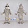 Custom Light Gray Seal Mascot Costume Adult Full Body Suit for Ocean Events