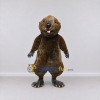 Custom Dark Brown Beaver Mascot Costume Adult Full Body Suit for Wildlife Events Custom Dark Brown Beaver Mascot Costume Adult Full Body Suit for Wildlife Events