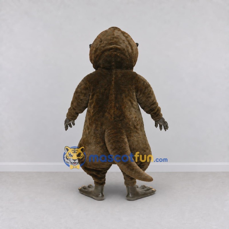Custom Dark Brown Rodent Character Mascot Costume Adult Full Body Suit for Wildlife Events Custom Dark Brown Rodent Character Mascot Costume Adult Full Body Suit for Wildlife Events