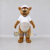 Custom Tan and White Kangaroo in T Shirt Mascot Costume Adult Full Body Suit for School Events Custom Tan and White Kangaroo in T Shirt Mascot Costume Adult Full Body Suit for School Events