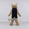 Custom Tan and Black Bulldog in Sportswear Mascot Costume Adult Full Body Suit for Sports Events