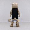 Custom Tan and Black Bulldog in Sportswear Mascot Costume Adult Full Body Suit for Sports Events