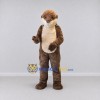 Custom Brown and Cream Otter Mascot Costume Adult Full Body Suit for Wildlife Events Custom Brown and Cream Otter Mascot Costume Adult Full Body Suit for Wildlife Events