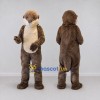 Custom Brown and Cream Otter Mascot Costume Adult Full Body Suit for Wildlife Events Custom Brown and Cream Otter Mascot Costume Adult Full Body Suit for Wildlife Events