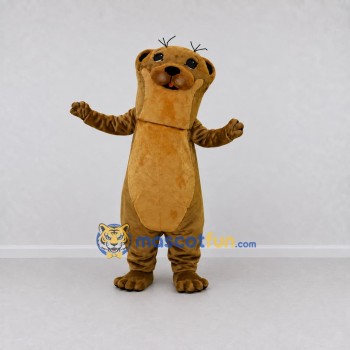 Custom Golden Brown Animal Character Mascot Costume Adult Full Body Suit for School Events Custom Golden Brown Animal Character Mascot Costume Adult Full Body Suit for School Events