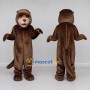 Custom Brown Otter Mascot Costume Adult Full Body Suit for Wildlife Events