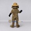 Custom Brown and White Raccoon in Hat Mascot Costume Adult Full Body Suit for Outdoor Events Custom Brown and White Raccoon in Hat Mascot Costume Adult Full Body Suit for Outdoor Events