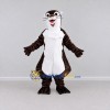 Custom Dark Brown and White Otter Mascot Costume Adult Full Body Suit for Wildlife Events