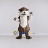 Custom Brown and White Otter Mascot Costume Adult Full Body Suit for Wildlife Events Custom Brown and White Otter Mascot Costume Adult Full Body Suit for Wildlife Events