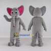 Custom Gray and Pink Elephant Mascot Costume Adult Full Body Suit for School Events Custom Gray and Pink Elephant Mascot Costume Adult Full Body Suit for School Events