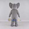 Custom Gray and Pink Elephant Mascot Costume Adult Full Body Suit for School Events Custom Gray and Pink Elephant Mascot Costume Adult Full Body Suit for School Events