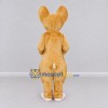 Custom Golden Tan and White Mouse Character Mascot Costume Adult Full Body Suit for School Events