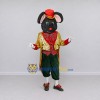 Custom Black Gold and Red Mouse in Tailcoat Mascot Costume Adult Full Body Suit for Theme Parties Custom Black Gold and Red Mouse in Tailcoat Mascot Costume Adult Full Body Suit for Theme Parties