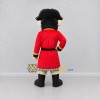 Custom Red Black and Gold Pirate Captain Mascot Costume Adult Full Body Suit for Theme Parties