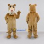 Custom Tan and Cream Rat Mascot Costume Adult Full Body Suit for School Events