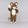Custom Brown and White Mouse Mascot Costume Adult Full Body Suit for School Events Custom Brown and White Mouse Mascot Costume Adult Full Body Suit for School Events