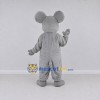 Custom Gray and White Mouse Mascot Costume Adult Full Body Suit for School Events Custom Gray and White Mouse Mascot Costume Adult Full Body Suit for School Events