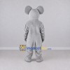 Custom Gray and Pink Mouse Mascot Costume Adult Full Body Suit for School Events Custom Gray and Pink Mouse Mascot Costume Adult Full Body Suit for School Events