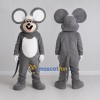 Custom Gray and White Mouse Mascot Costume Adult Full Body Suit for School Events Custom Gray and White Mouse Mascot Costume Adult Full Body Suit for School Events