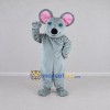 Custom Gray and Pink Mouse Mascot Costume Adult Full Body Suit for School Events Custom Gray and Pink Mouse Mascot Costume Adult Full Body Suit for School Events