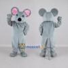 Custom Gray and Pink Mouse Mascot Costume Adult Full Body Suit for School Events Custom Gray and Pink Mouse Mascot Costume Adult Full Body Suit for School Events