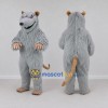 Custom Gray and Tan Rat Mascot Costume Adult Full Body Suit for School Events Custom Gray and Tan Rat Mascot Costume Adult Full Body Suit for School Events