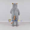 Custom Gray and Tan Rat Mascot Costume Adult Full Body Suit for School Events Custom Gray and Tan Rat Mascot Costume Adult Full Body Suit for School Events
