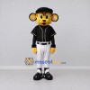 Custom Yellow Black and White Mouse in Baseball Uniform Mascot Costume Adult Full Body Suit for Sports Events Custom Yellow Black and White Mouse in Baseball Uniform Mascot Costume Adult Full Body Suit for Sports Events