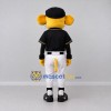 Custom Yellow Black and White Mouse in Baseball Uniform Mascot Costume Adult Full Body Suit for Sports Events Custom Yellow Black and White Mouse in Baseball Uniform Mascot Costume Adult Full Body Suit for Sports Events