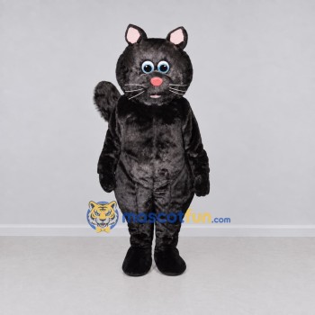 Custom Black Cat Mascot Costume Adult Full Body Suit for School Events Custom Black Cat Mascot Costume Adult Full Body Suit for School Events