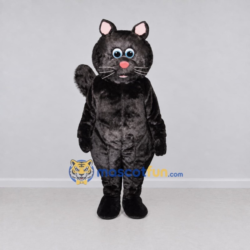 Custom Black Cat Mascot Costume Adult Full Body Suit for School Events Custom Black Cat Mascot Costume Adult Full Body Suit for School Events