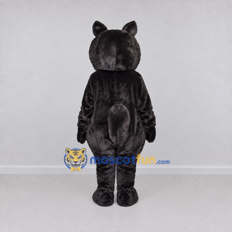 Custom Black Cat Mascot Costume Adult Full Body Suit for School Events Custom Black Cat Mascot Costume Adult Full Body Suit for School Events
