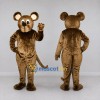 Custom Brown and Tan Mouse Mascot Costume Adult Full Body Suit for School Events Custom Brown and Tan Mouse Mascot Costume Adult Full Body Suit for School Events