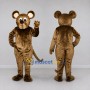Custom Brown and Tan Mouse Mascot Costume Adult Full Body Suit for School Events