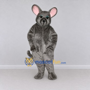 Custom Gray Mouse Mascot Costume Adult Full Body Suit for School Events Custom Gray Mouse Mascot Costume Adult Full Body Suit for School Events