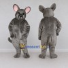 Custom Gray Mouse Mascot Costume Adult Full Body Suit for School Events Custom Gray Mouse Mascot Costume Adult Full Body Suit for School Events