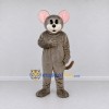 Custom Gray Brown and White Mouse Mascot Costume Adult Full Body Suit for School Events Custom Gray Brown and White Mouse Mascot Costume Adult Full Body Suit for School Events