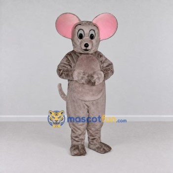 Custom Gray Brown and Pink Mouse Mascot Costume Adult Full Body Suit for School Events Custom Gray Brown and Pink Mouse Mascot Costume Adult Full Body Suit for School Events