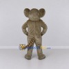 Custom Gray Brown and Cream Mouse Character Mascot Costume Adult Full Body Suit for School Events