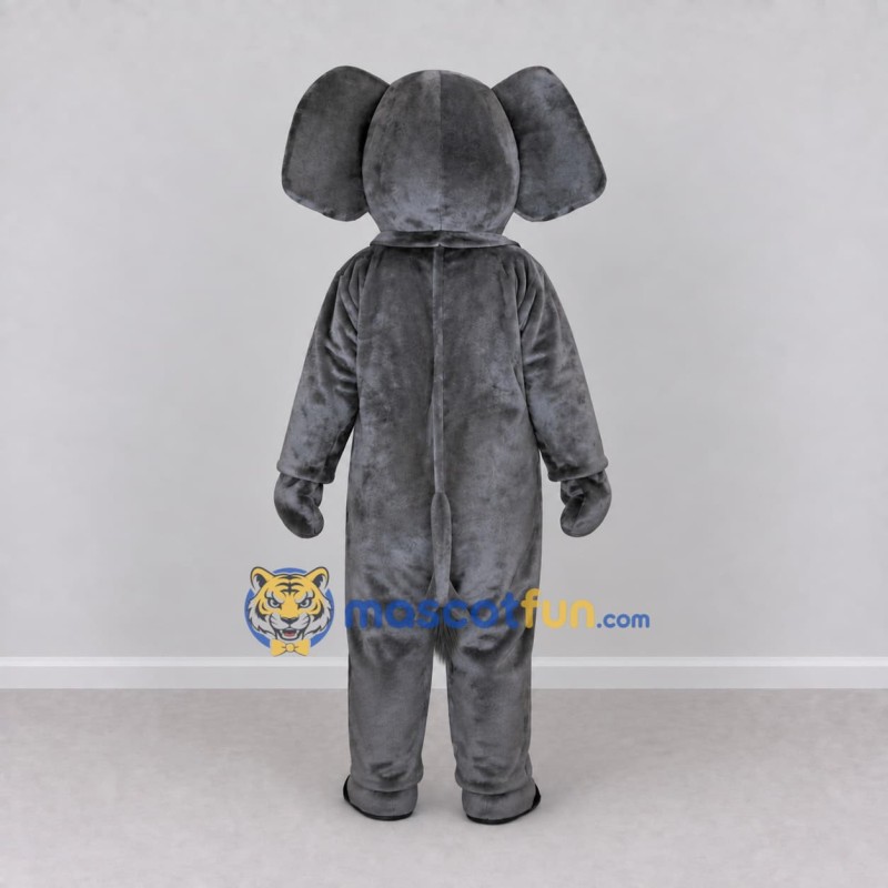 Custom Gray and Pink Elephant Mascot Costume Adult Full Body Suit for School Events Custom Gray and Pink Elephant Mascot Costume Adult Full Body Suit for School Events