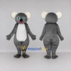 Custom Gray and White Koala Mascot Costume Adult Full Body Suit for Wildlife Events