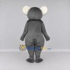 Custom Gray and White Koala Mascot Costume Adult Full Body Suit for Wildlife Events